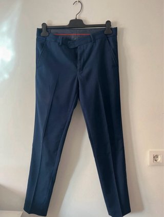 Americana y pantalón traje azul marino