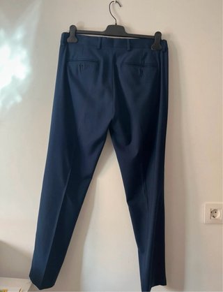 Americana y pantalón traje azul marino