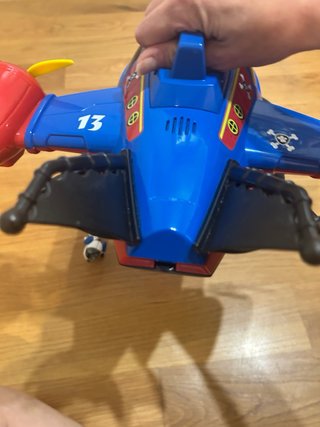 Avión Pirata Patrulla Canina con luces y sonido.