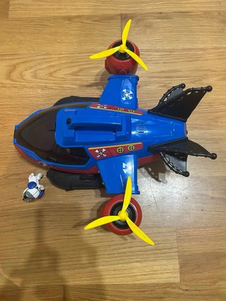 Avión Pirata Patrulla Canina con luces y sonido.