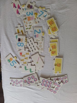2 Puzzles Peppa Pig: Letras y Números