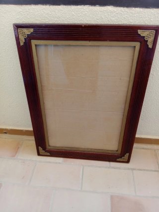 Marco de madera antiguo grande