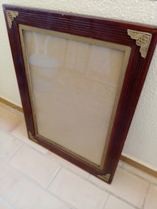 Marco de madera antiguo grande