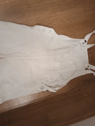 Peto vaquero blanco ancho