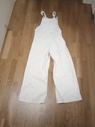 Peto vaquero blanco ancho