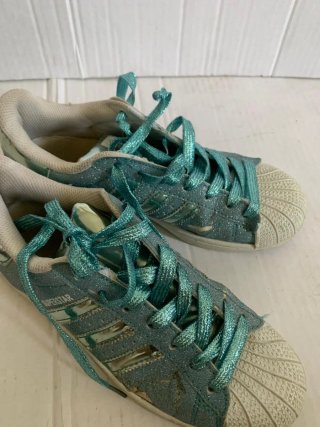 Adidas Superstar Glitter Azul Talla 39