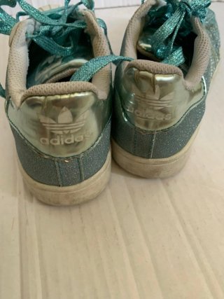Adidas Superstar Glitter Azul Talla 39