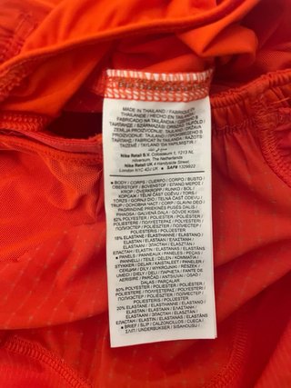 Pantaloncini Nike Trail Arancioni Tg. S