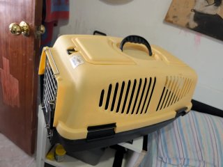 Transportín para perro beige y negro precio negoci