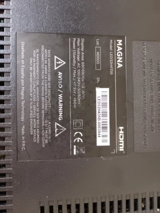 Televisor Magna Negro