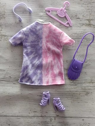 Accesorios Barbie: Vestido, Zapatos y Bolso