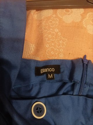 Vestido de verano azul mujer