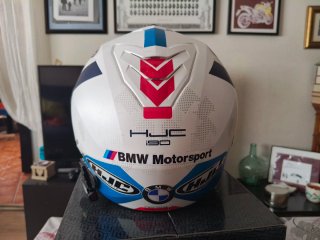 Casco HJC i90 touring azul y blanco