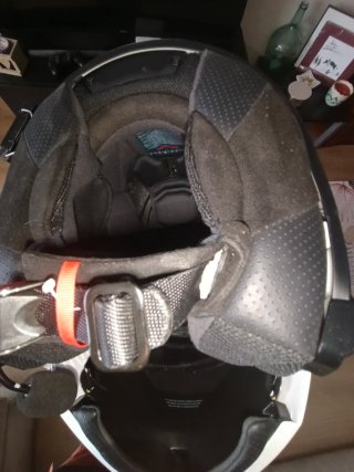 Casco HJC i90 touring azul y blanco