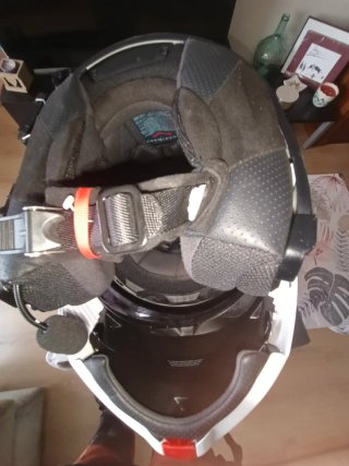 Casco HJC i90 touring azul y blanco