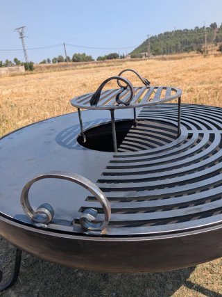 Barbacoa de diseño rustica