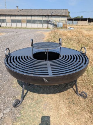 Barbacoa de diseño rustica