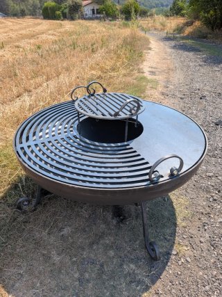 Barbacoa de diseño rustica
