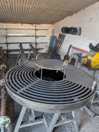 Barbacoa de diseño rustica