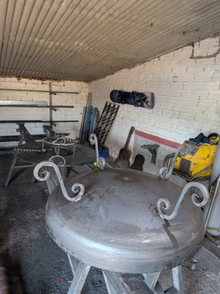 Barbacoa de diseño rustica