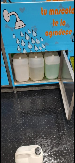 Maquina de autolavado de perros