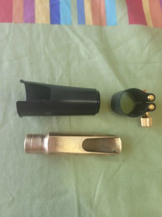 Boquilla Saxo saxofón Alto Otto Link 6* de metal