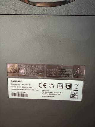 Subwoofer Samsung Inalámbrico