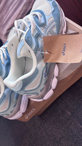 Asics Hombre Azul Beige