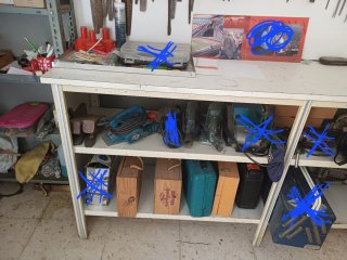 Lote de herramientas manuales
