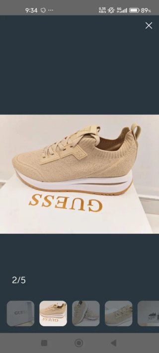 Zapatillas Guess Mujer Beige