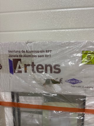Ventana Aluminio Artens sin RPT 80x80cm