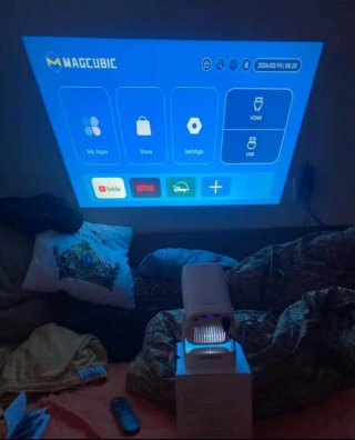 Proyector TV 4K 1080P HDMI USB WiFi 6 FUENGIROLA