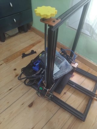 Impresora 3D Tevo Tornado Negra y Amarilla
