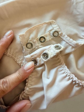 Body Vintage La Perla Encaje Beige