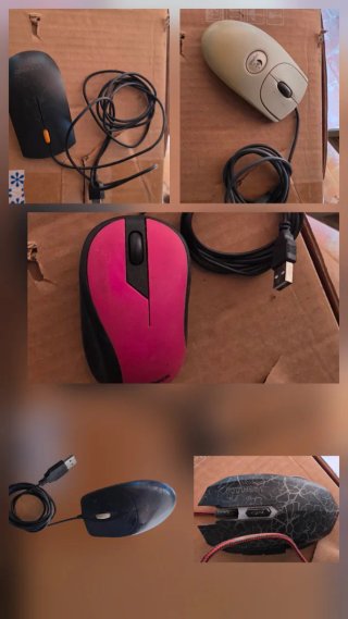 Ratones USB PC Lenovo y Logitech
