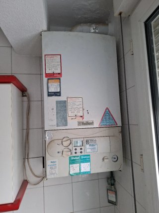 Caldera Vaillant en funcionamiento