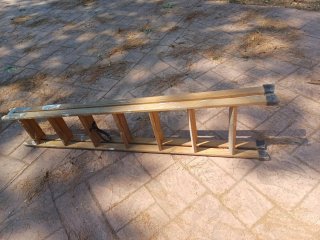 Escalera madera 1,90m