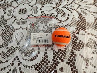 Llavero Pelota Padel Head Naranja. Pelota de tenis