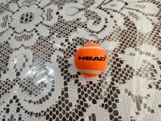 Llavero Pelota Padel Head Naranja. Pelota de tenis