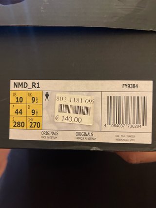 Adidas NMD_R1 Talla 44 Blancas (descatalogadas)