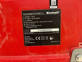 Mesa de corte Einhell TC-TS 2025/1 U