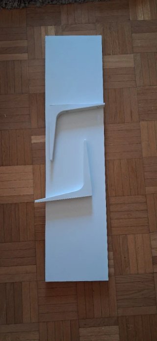 Estantería blanca madera