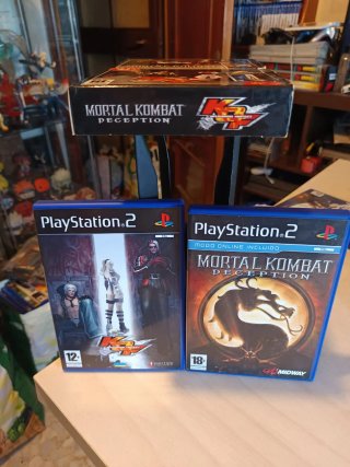 Pack PS2 Mortal Kombat Deception + KOF Maximum Imp