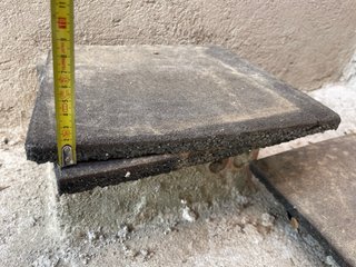 Losetas de caucho para exterior