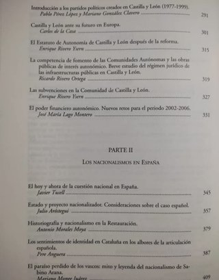 Regionalismo. Autonomía regional. Castilla y León