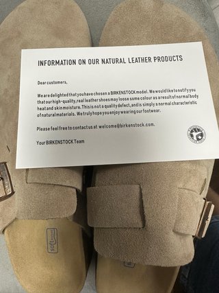 Zuecos Birkenstock Beige Talla 44