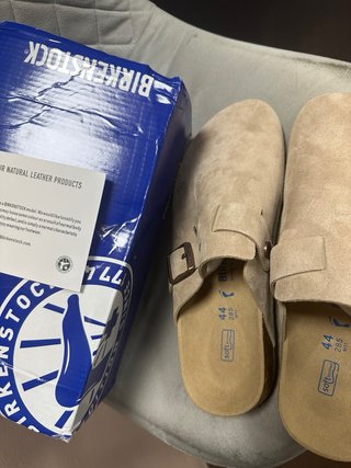 Zuecos Birkenstock Beige Talla 44
