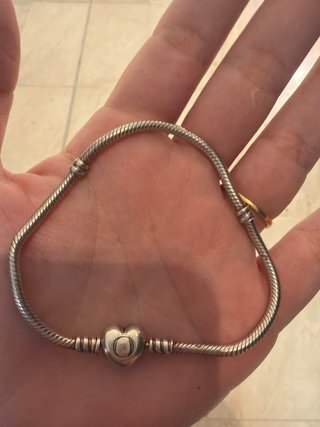 Pulsera Pandora Corazón Plata