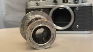 Cámara Zorki C (1957) + Industar 50mm f/3.5