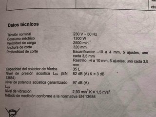 Escarificador y aireador eléctrico